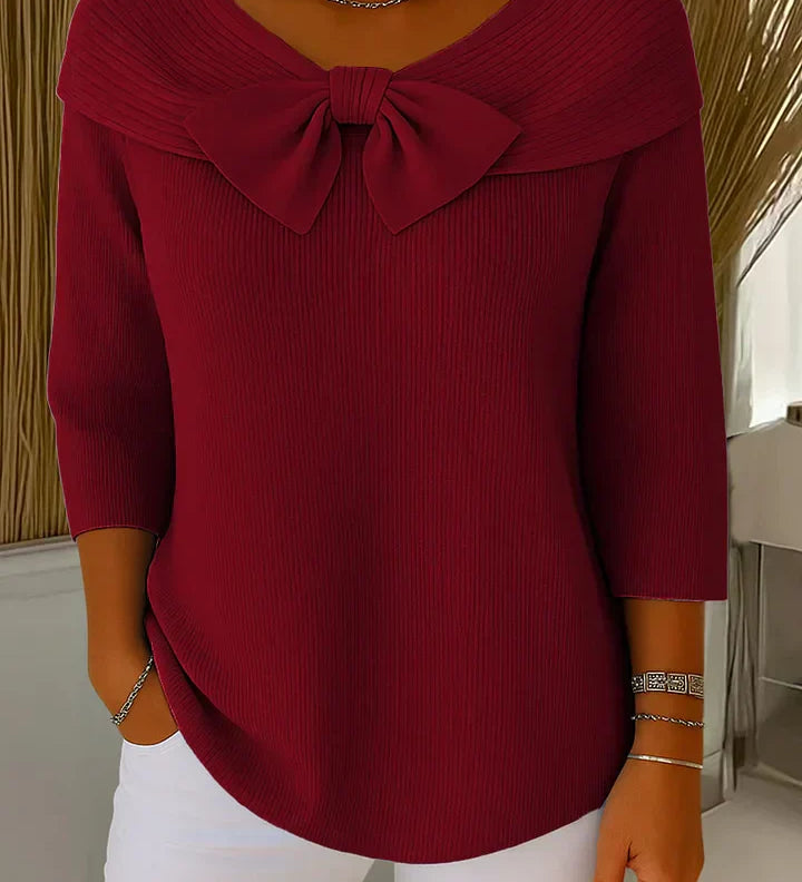 Clara | Elegantiška Megztinė su Lankeliu Iš Minkštos Medžiagos