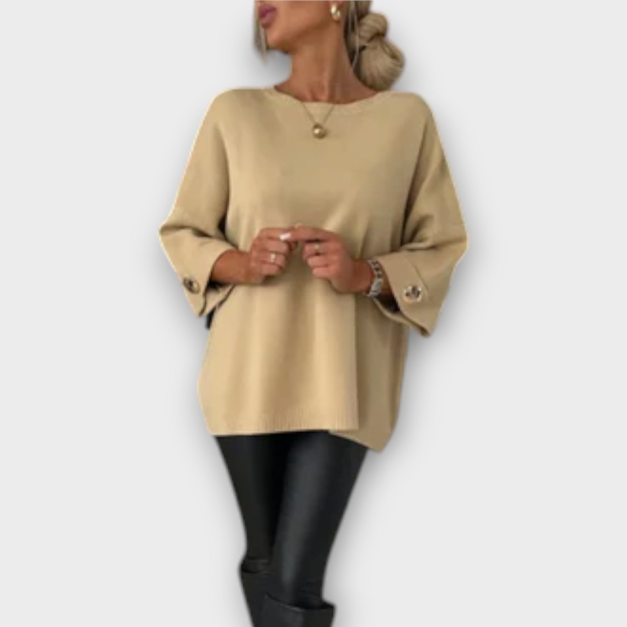 Isabel - Elegantiška Megzta Bluzonė