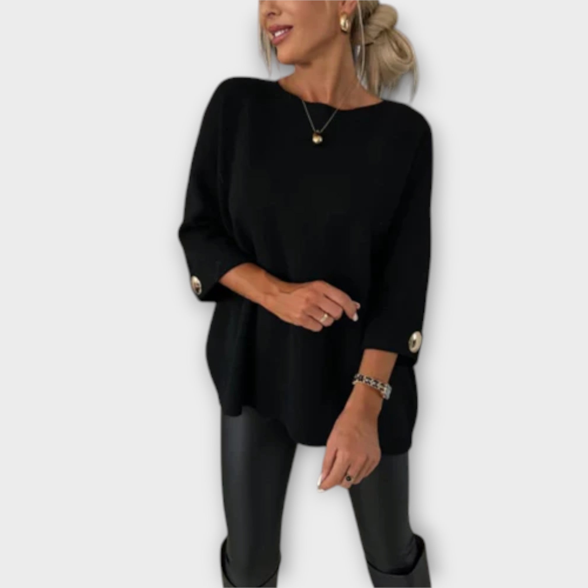 Isabel - Elegantiška Megzta Bluzonė