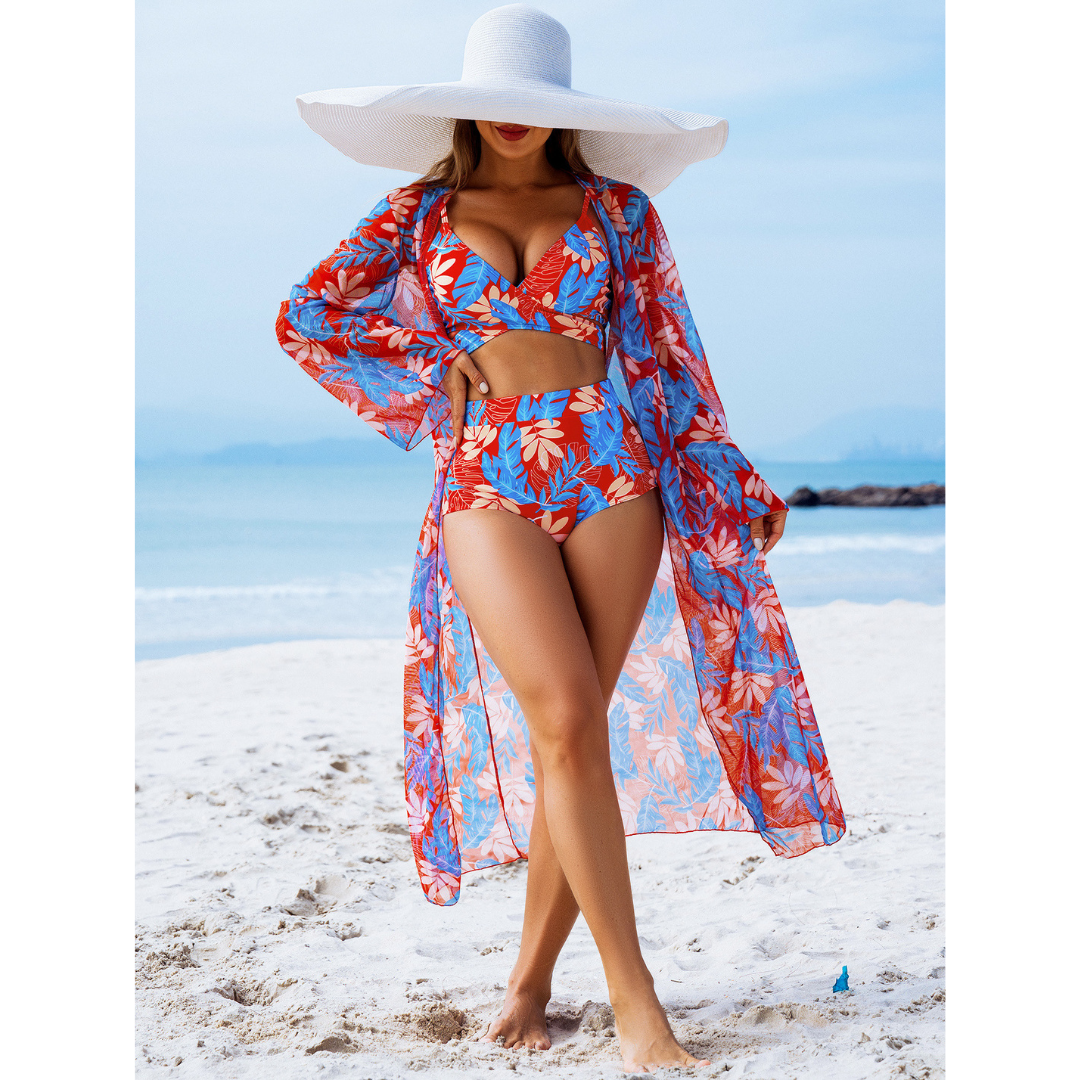 Floor | 3 Daliu Bikini Rinkinys su Nemokamu Aprekalu