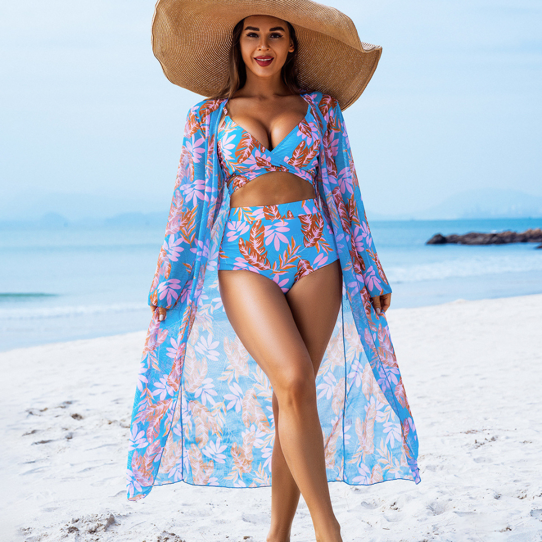 Floor | 3 Daliu Bikini Rinkinys su Nemokamu Aprekalu