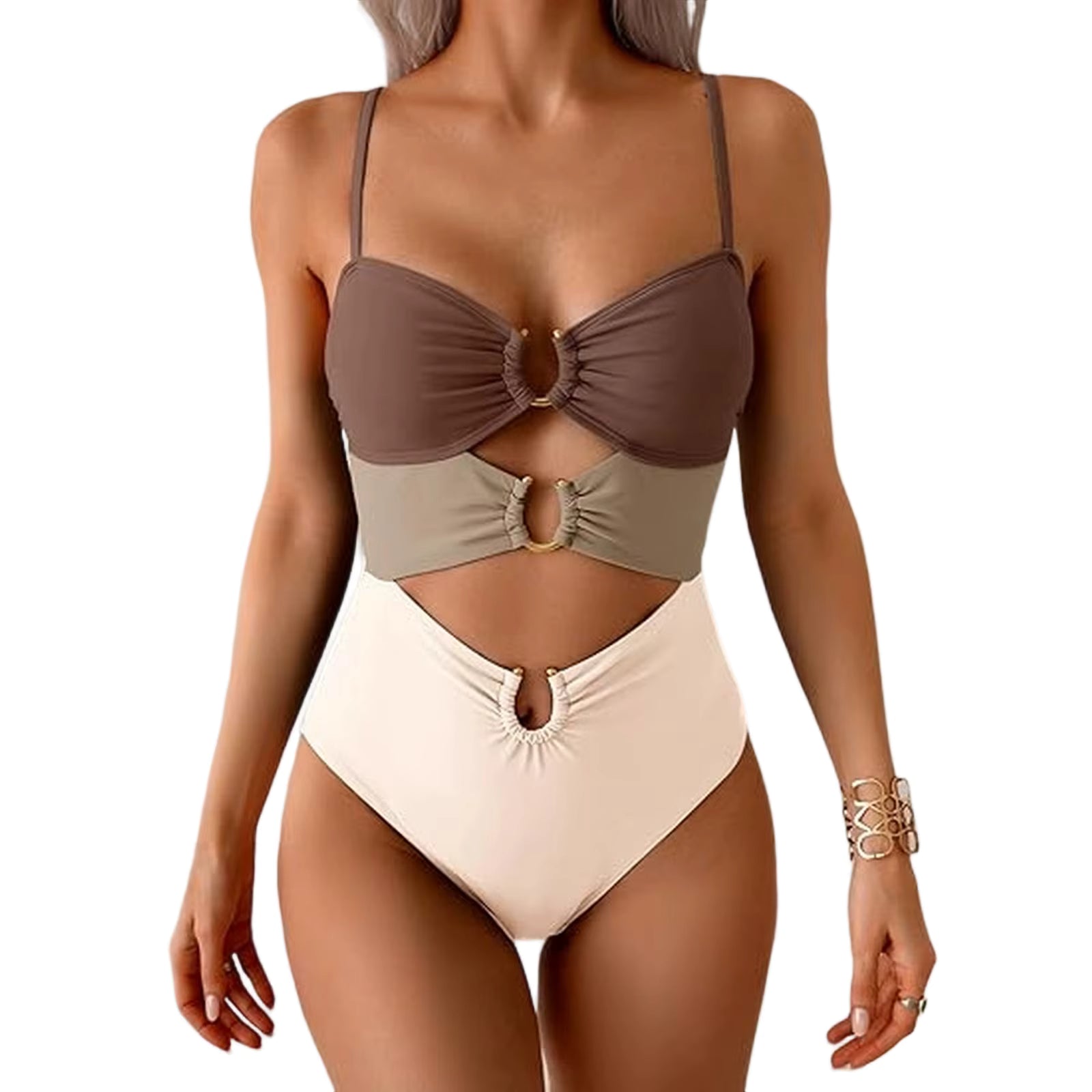 Sterre | Vienagabalis Maudymosi Kostiumelis su Cut-Out