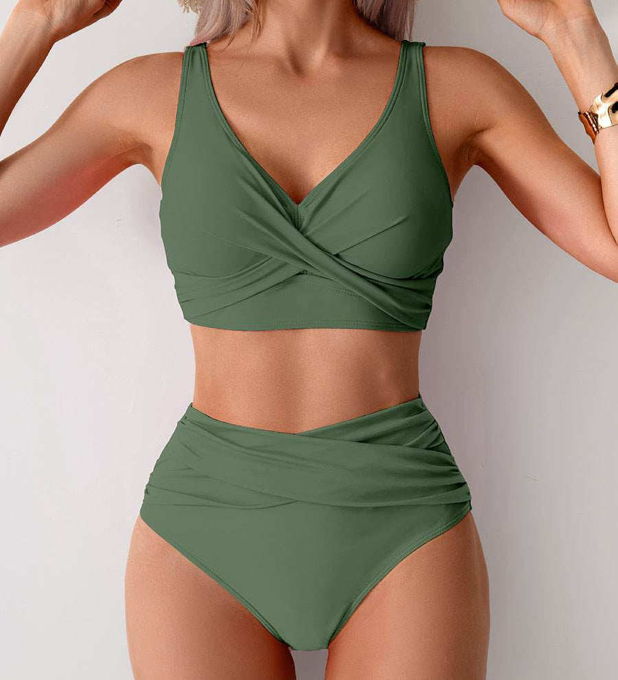 Jasmijn | Aukšto Liemens Bikinis su Sukta Detalė