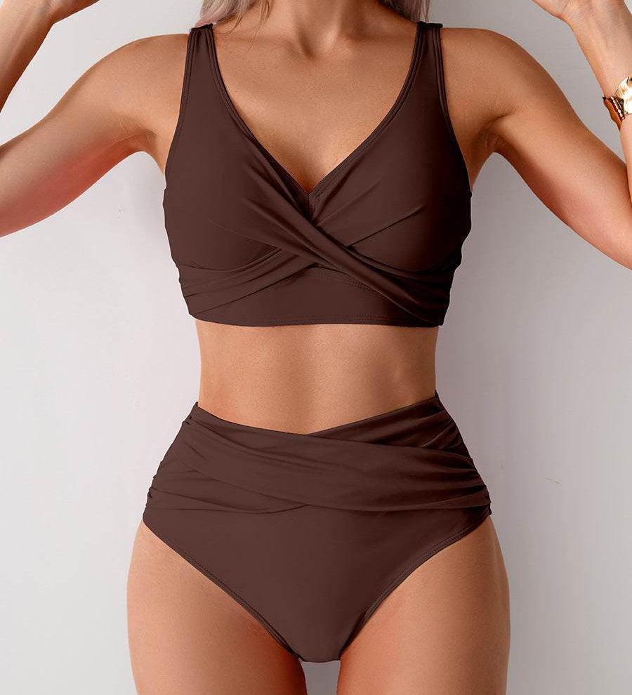 Jasmijn | Aukšto Liemens Bikinis su Sukta Detalė