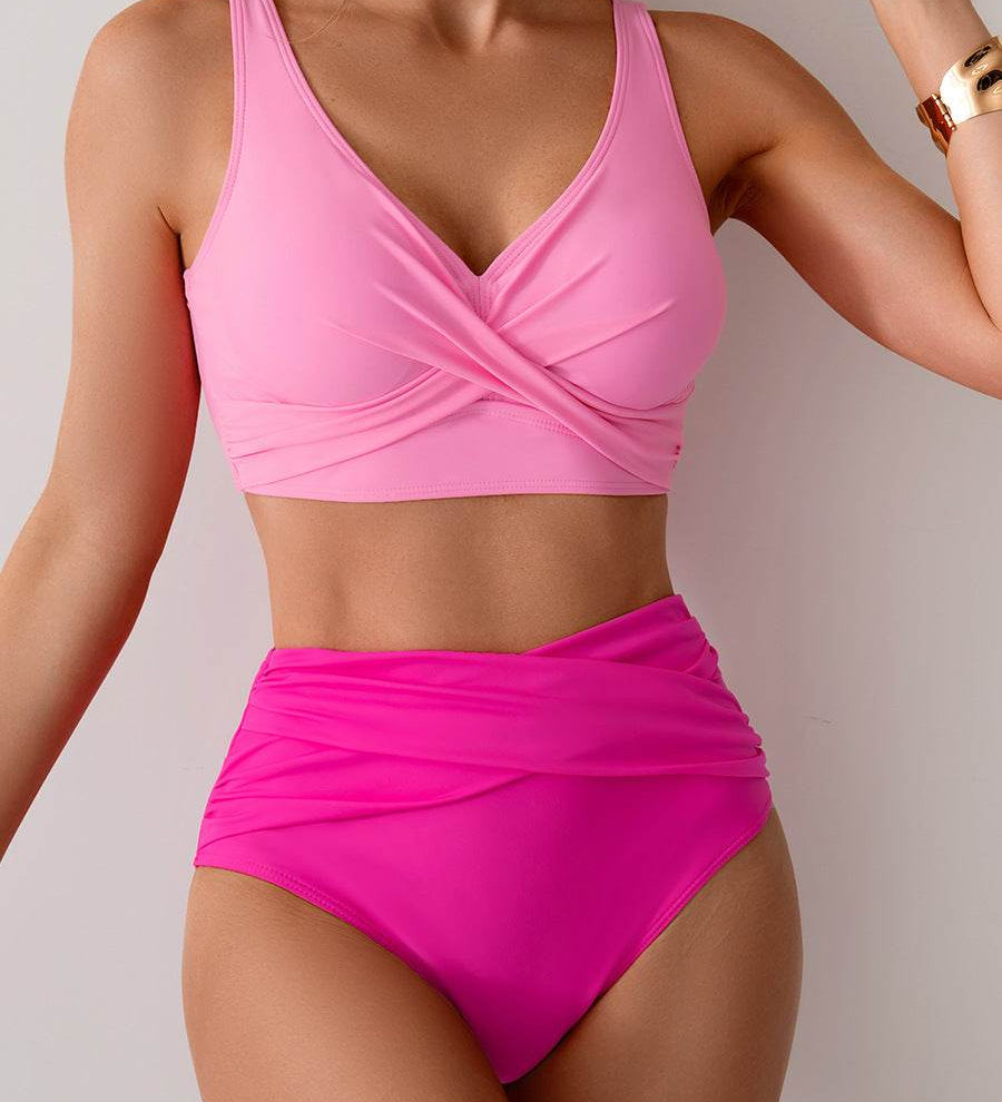 Jasmijn | Aukšto Liemens Bikinis su Sukta Detalė