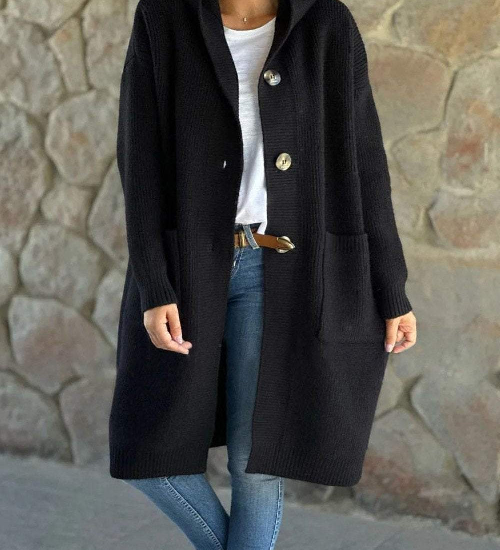 JAYCEE- Vienos spalvos gobtuvinė megztinis