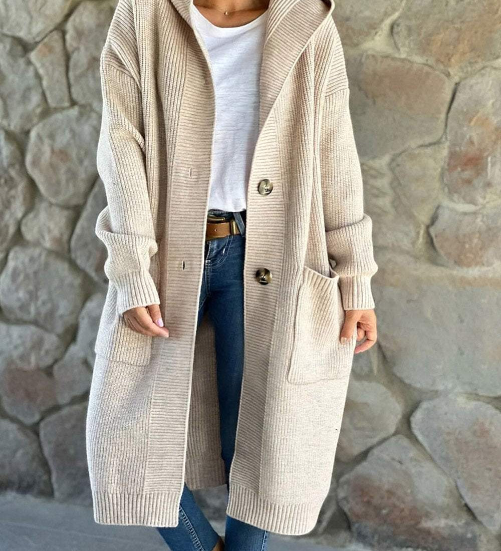 JAYCEE- Vienos spalvos gobtuvinė megztinis