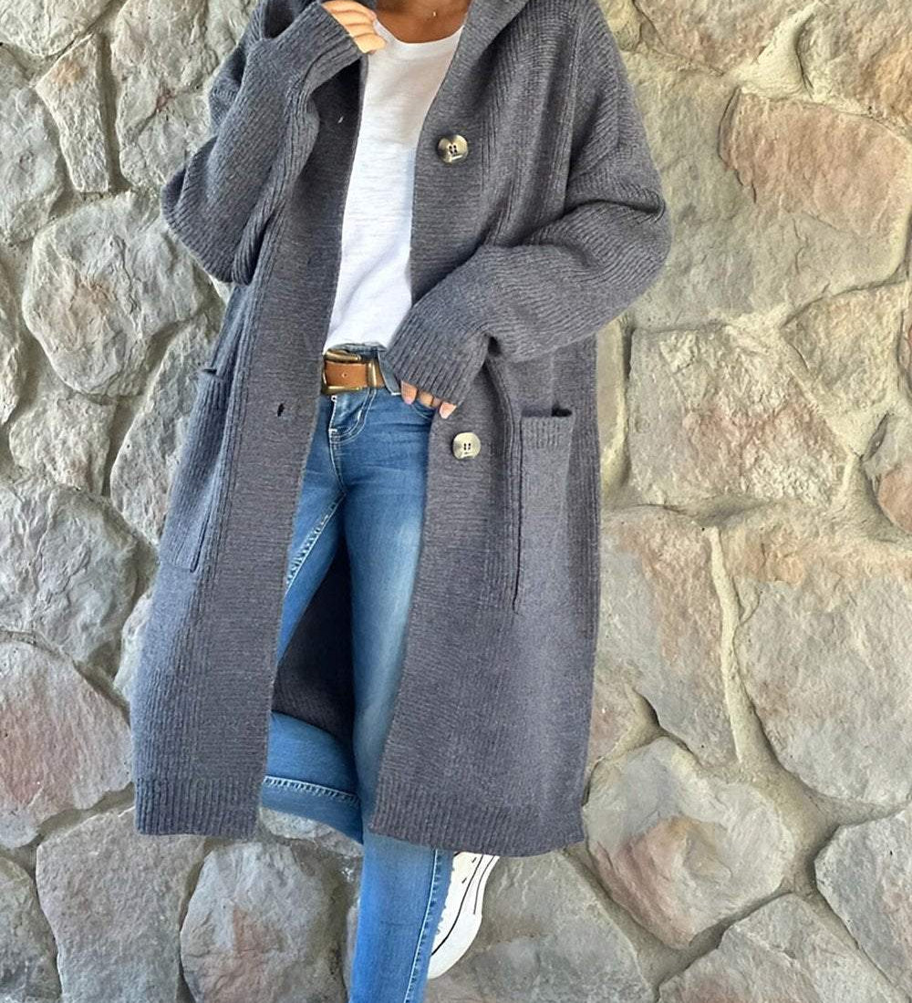 JAYCEE- Vienos spalvos gobtuvinė megztinis